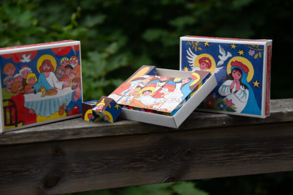 Pusleklosser m/bibel-motiv